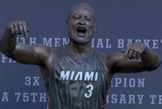 Dwyane Wade's New Statue Looks Nothing Like The Former NBA Superstar, X Users React