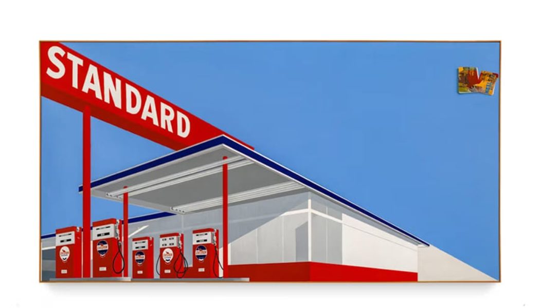 Ed Ruscha's ‘Standard Station’ Painting Expected to Fetch $50 Million USD at Auction