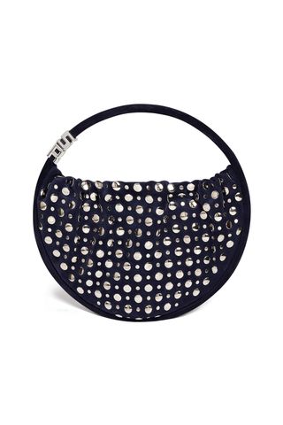 Sonia Rykiel Domino Medium Bag in Suede and Studs