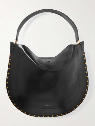 Oskan Studded Leather Shoulder Bag