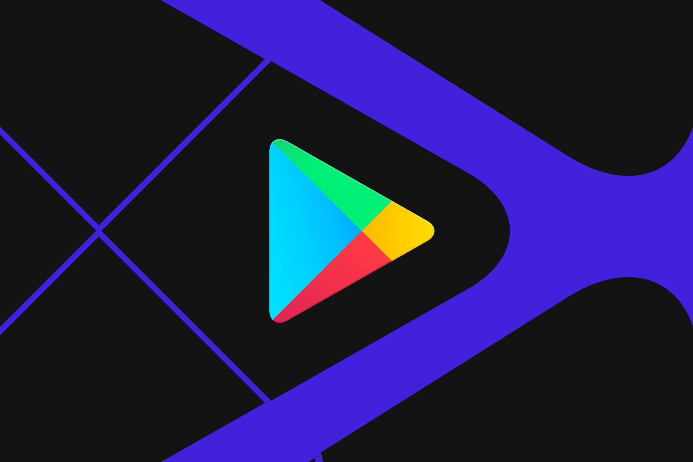 An illustration of the Google Play logo.