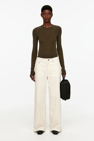 Wide Corduroy Trousers