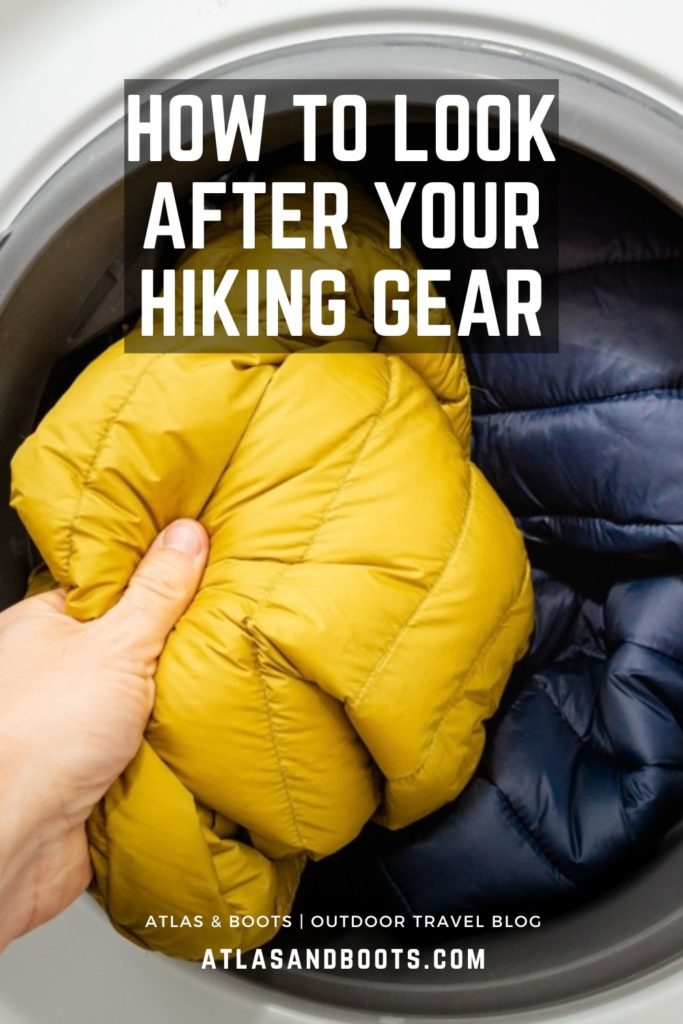 how to look after your hiking gear Pinterest pin