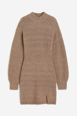 Knitted Turtleneck Dress