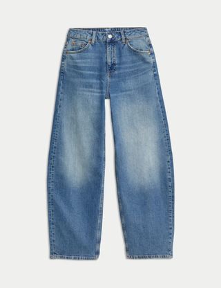 Mid Rise Relaxed Horseshoe Jeans