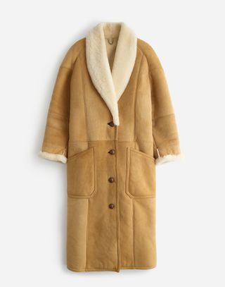 Madewell x Reluxe Fashion, 1990s Vintage Shearling Full-Length Preowned Coat