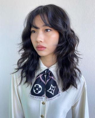 Hoyeon Jung with jellyfish haircut