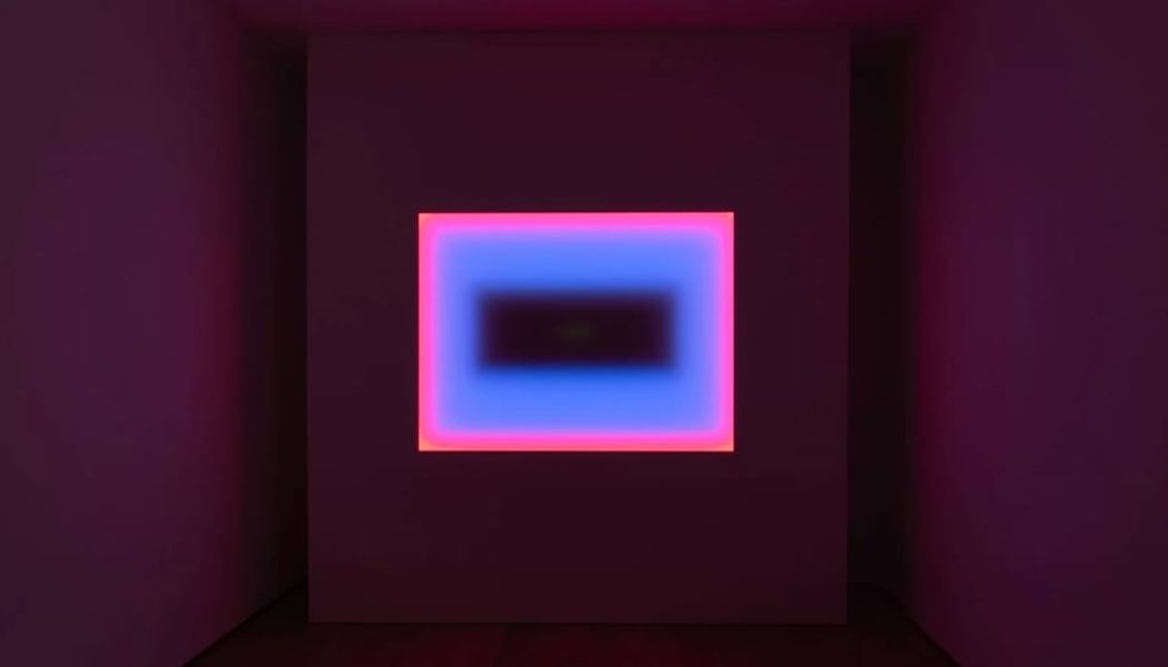 James Turrell's Ethereal 'Glasswork' Illuminates Almine Rech Paris