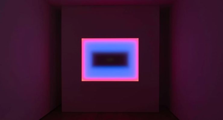 James Turrell's Ethereal 'Glasswork' Illuminates Almine Rech Paris