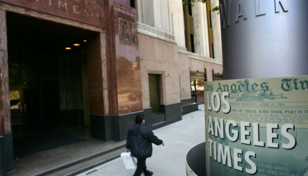 Los Angeles Times Editorials Editor Resigns After Owner Refuses To Endorse A Presidential Candidate