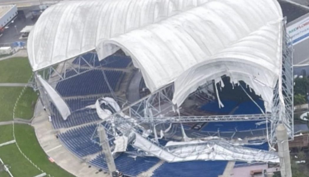 MidFlorida Credit Union Amphitheatre Wrecked by Hurricane Milton