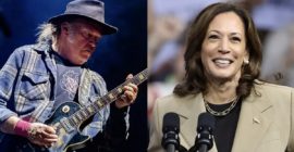 Neil Young endorses Kamala Harris