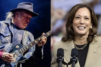 Neil Young endorses Kamala Harris