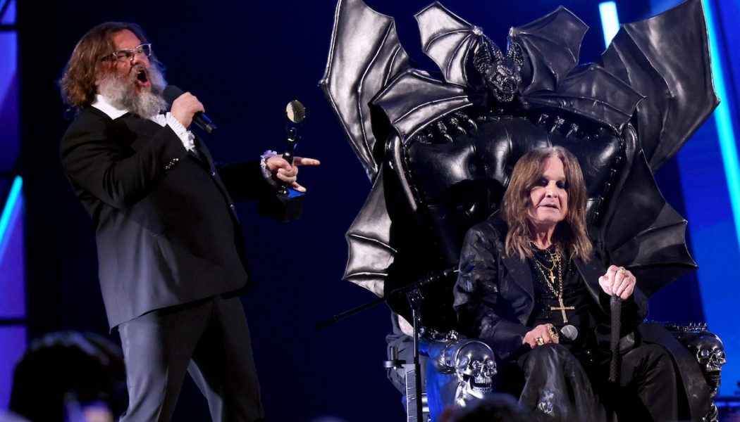 Ozzy Osbourne inducted into Rock Hall by Jack Black speech and all-star performance