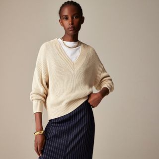 J.Crew, Relaxed V-Neck Sweater