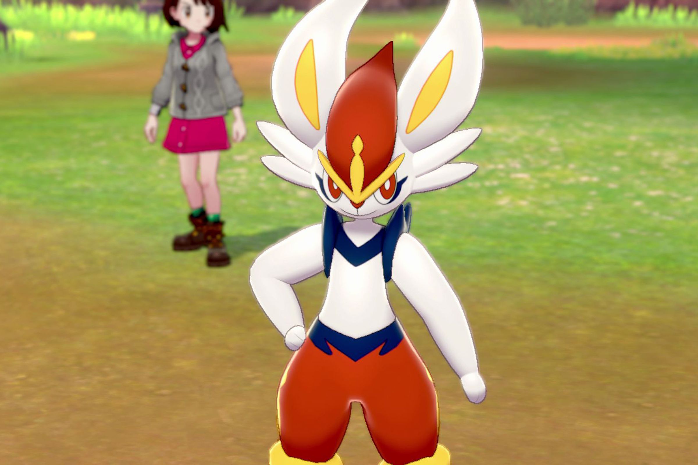 A screenshot from Pokémon Sword / Pokémon Shield