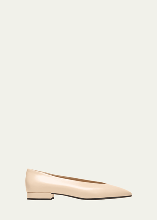 Rebecca Calfskin Ballerina Flats