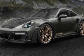 TECHART Celebrates 50 Years of Porsche Turbo with GT Street R Monochrome