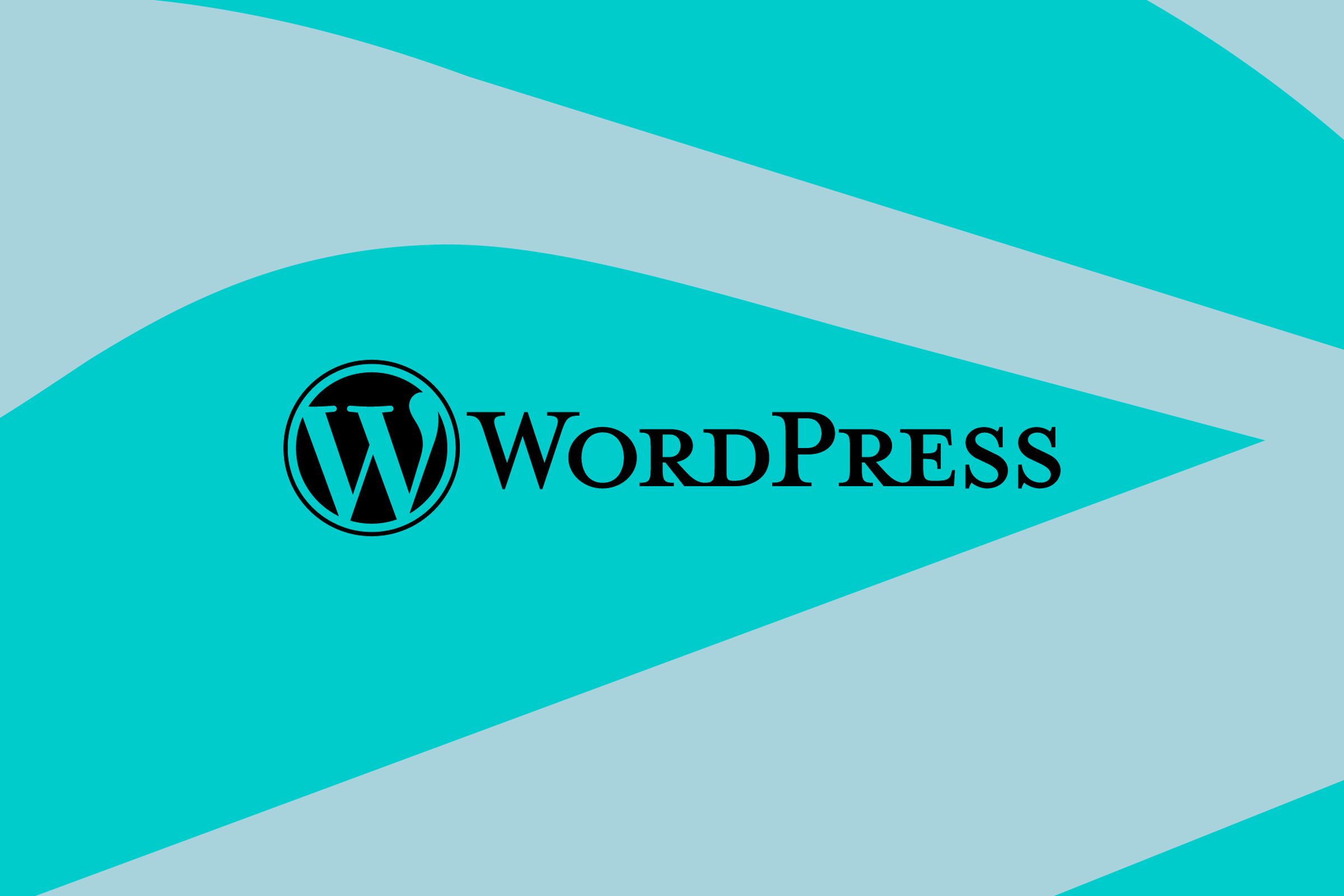 Vector illustration of the WordPress logo.