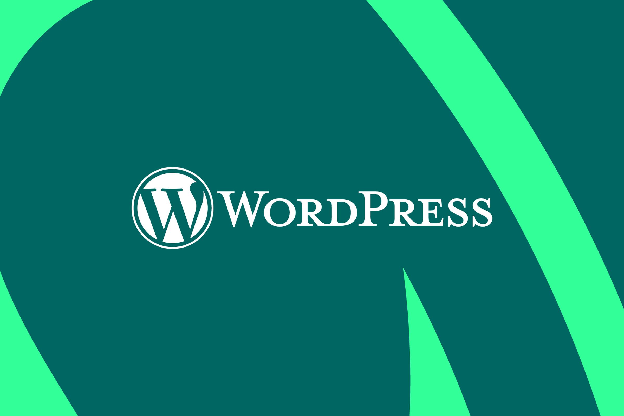 Vector illustration of the WordPress logo.