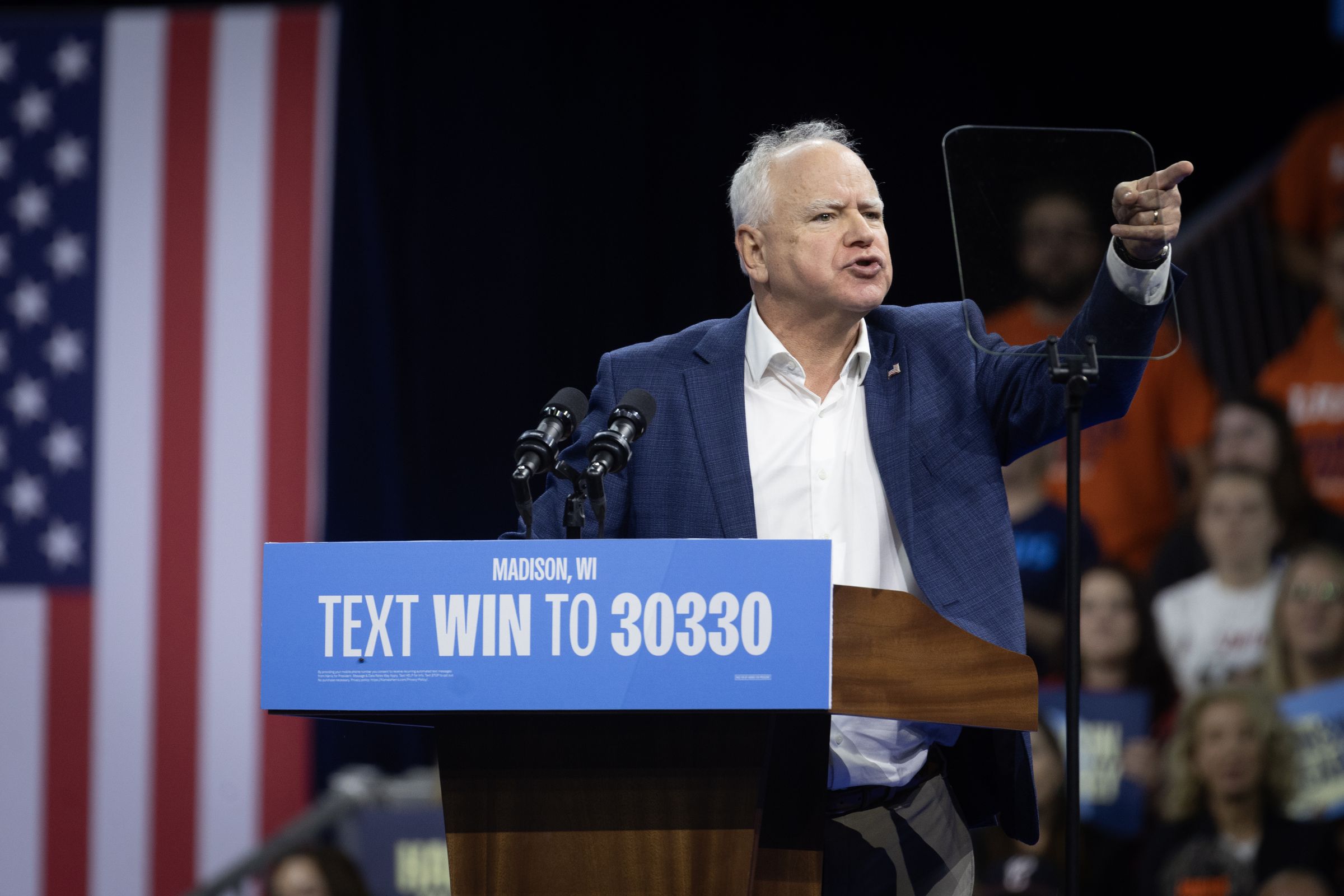 Barack Obama Campaigns With Tim Walz On First Day Of Early Voting In Wisconsin