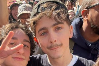 Timothée Chalamet crashes Timothée Chalamet lookalike contest