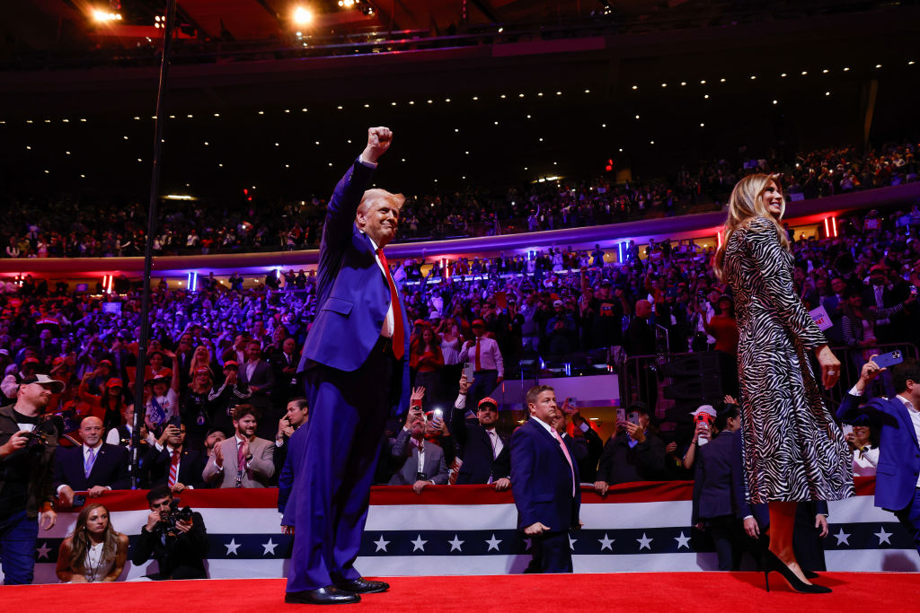 Donald Trump Holds Campaign Rally At Madison Square Garden In NYC