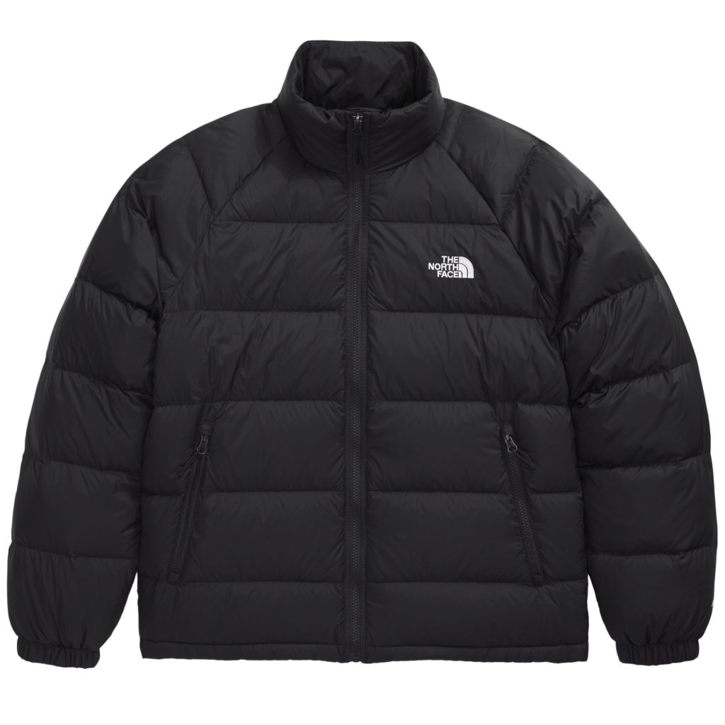 A black North Face down jacket available in the REI winter sale