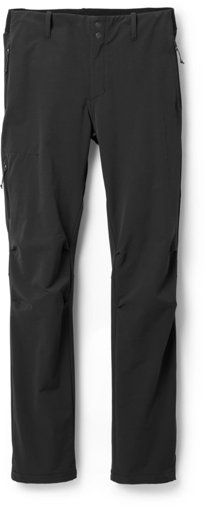 Black hiking pants available in the REI winter sale