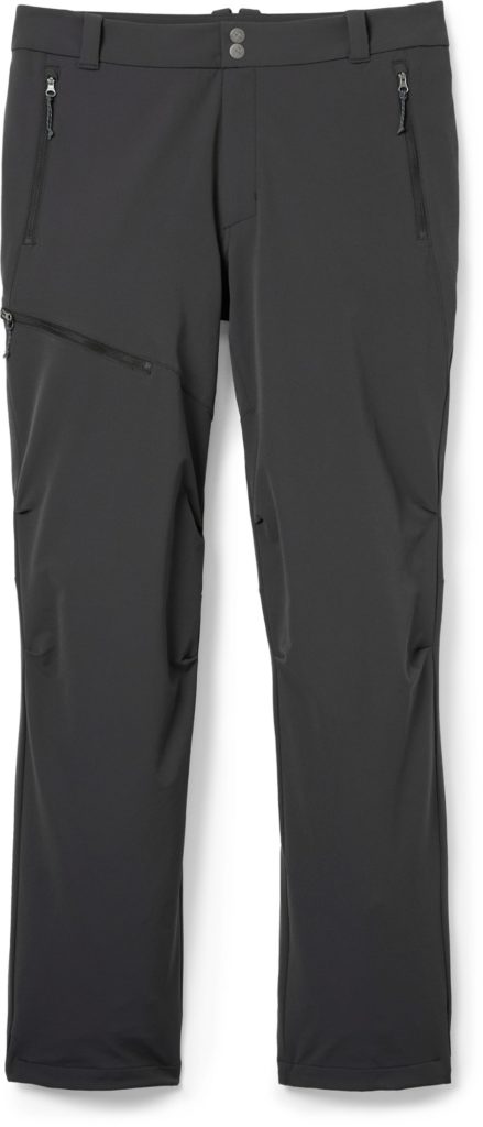 Black hiking pants available in the REI winter sale