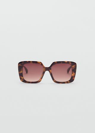 Squared Frame Sunglasses - Women | Mango Usa