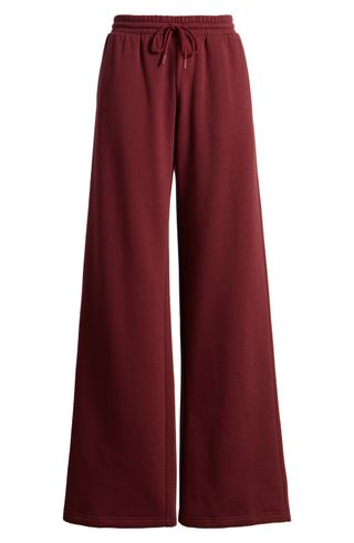 Wide Leg Fleece Pants