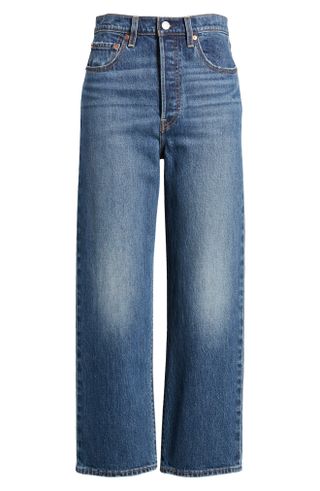 Ribcage High Waist Ankle Straight Leg Jeans