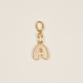 Monogram Letter Bag Charm