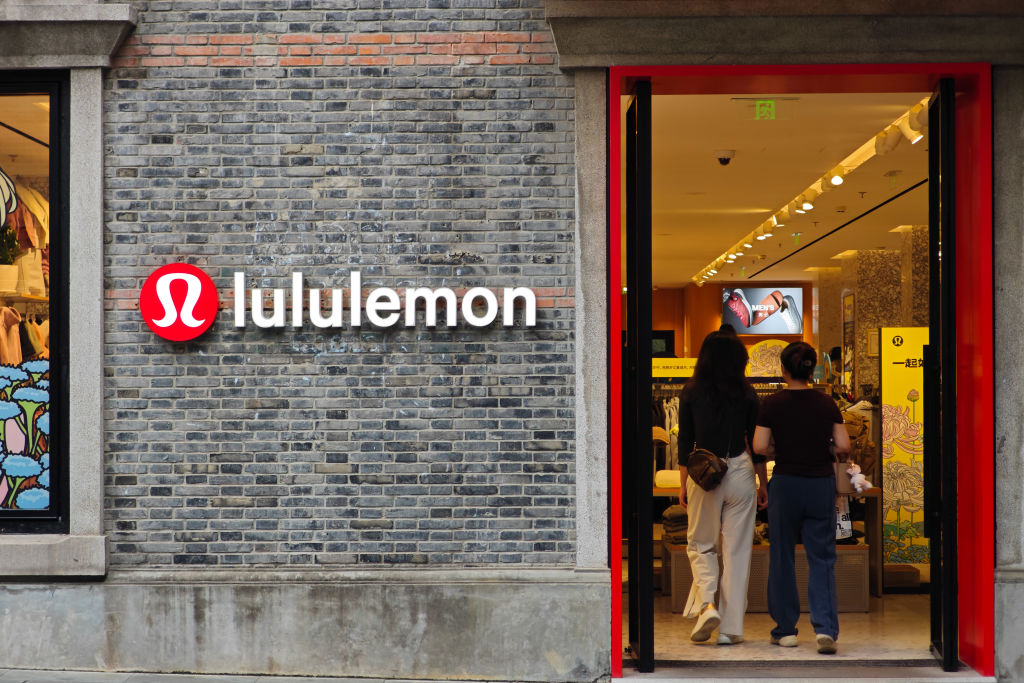 A Lululemon Store in Shanghai