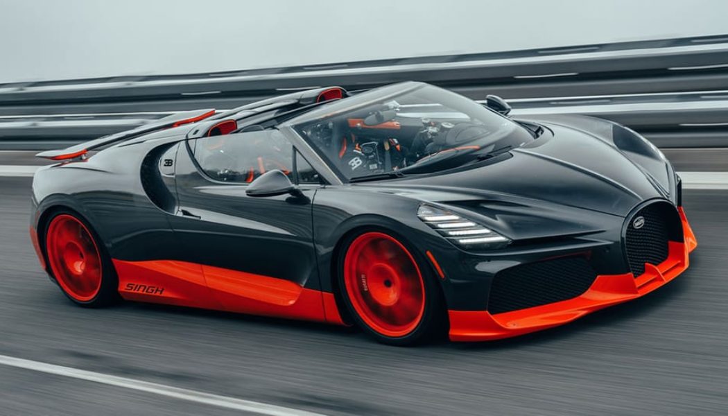 Bugatti W16 Mistral Sets New Open-Top Speed Record at Over 280 MPH