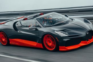 Bugatti W16 Mistral Sets New Open-Top Speed Record at Over 280 MPH