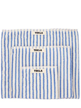 Set of 3 Organic Cotton Towels - Tekla - Home | Luisaviaroma