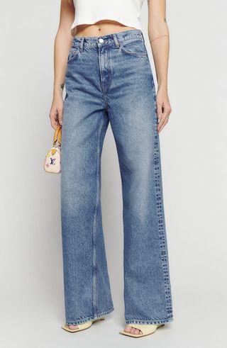 Cary Slouchy Low Rise Wide Leg Jeans