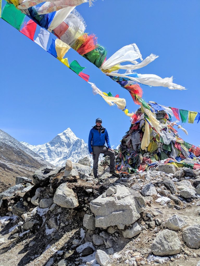 Peter on the Everest base camp trek