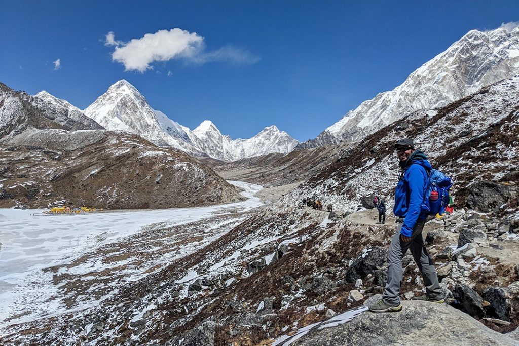 Peter on the Everest base camp trek