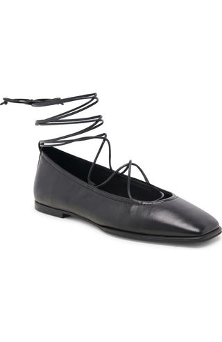 Ryder Ankle Tie Ballet Flat