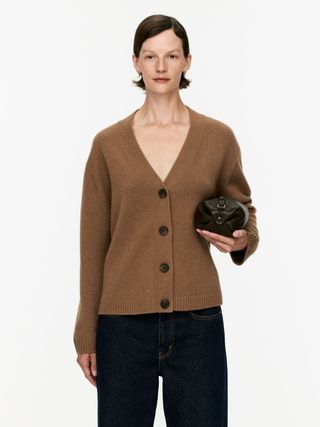 Cashmere-Wool Cardigan