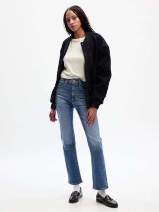 Gap, High Rise Kick Fit Jeans