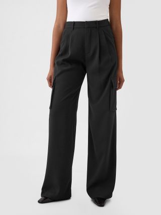 Gap, 365 High Rise Cargo Pleated Trousers