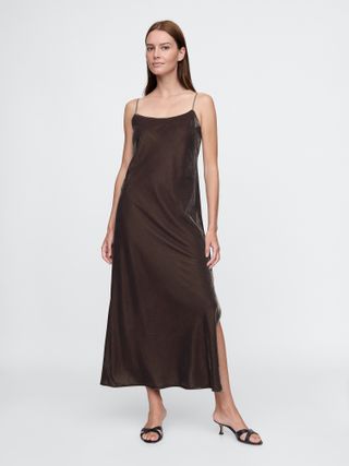 Gap, Recycled Velvet Maxi Slip Dress