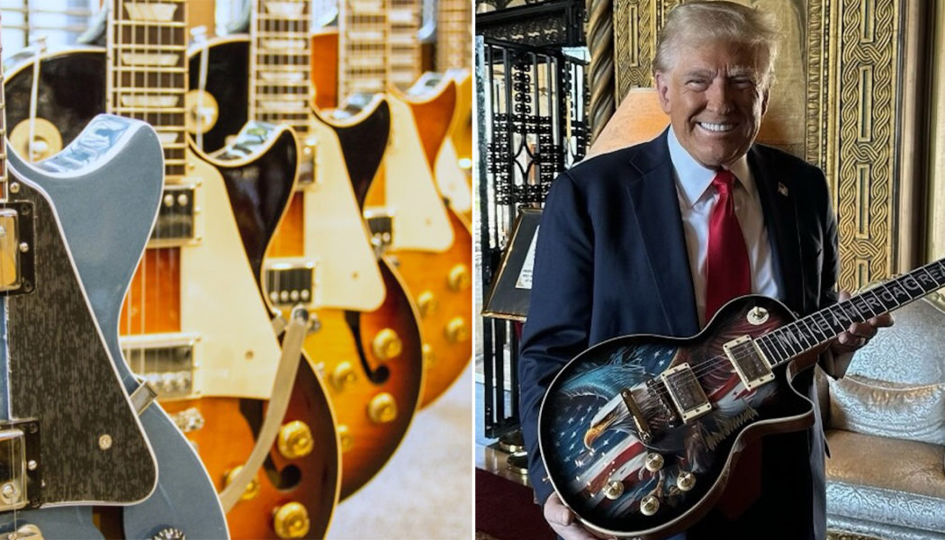 Gibson hits Trump Guitars with cease and desist for resemblance to Les Paul body design