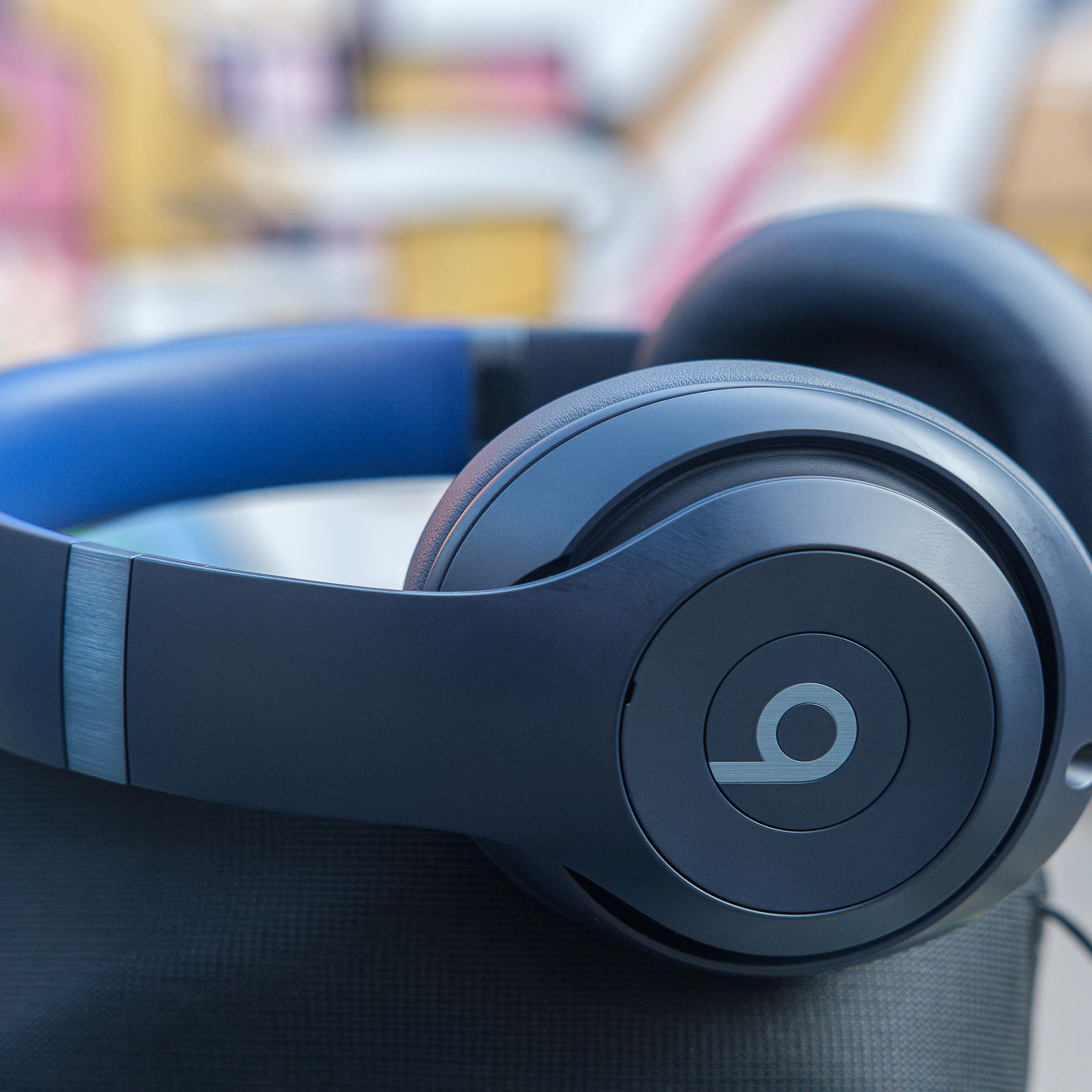 A product photo of the Beats Studio Pro noise-canceling headphones.