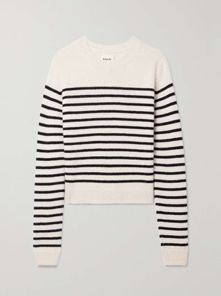 Diletta Striped Cashmere Sweater