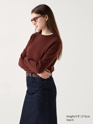 100% Cashmere Crew Neck Jumper